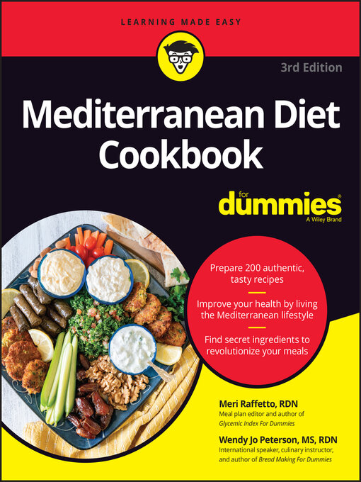 Title details for Mediterranean Diet Cookbook For Dummies by Meri Raffetto - Available